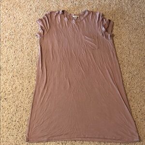 American Eagle Outfitters Mauve Short Sleeve T-Shirt Dress